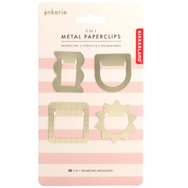 Metal paperclip bookmarks